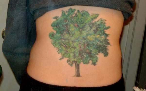 Tree on Back tattoo