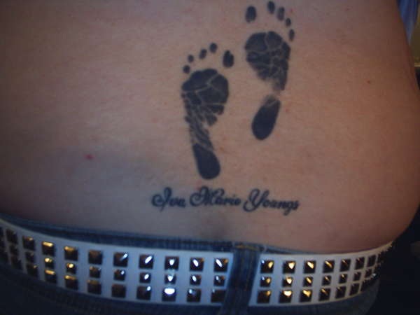 My Daughter's Feet tattoo