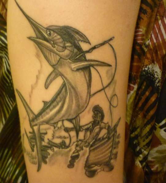 the old man and the sea tattoo