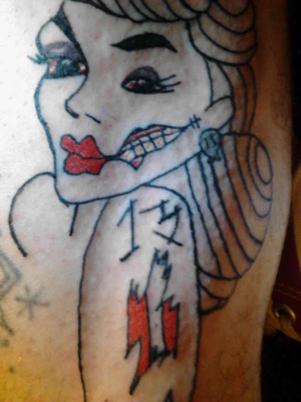 zombie chick tattoo