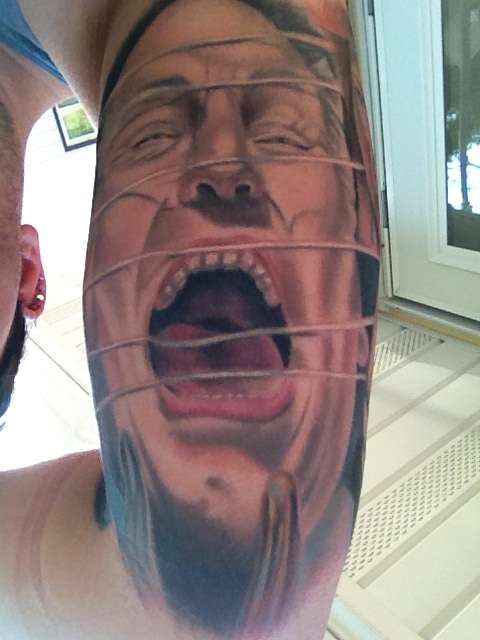 Dr Channard from Hellraiser tattoo