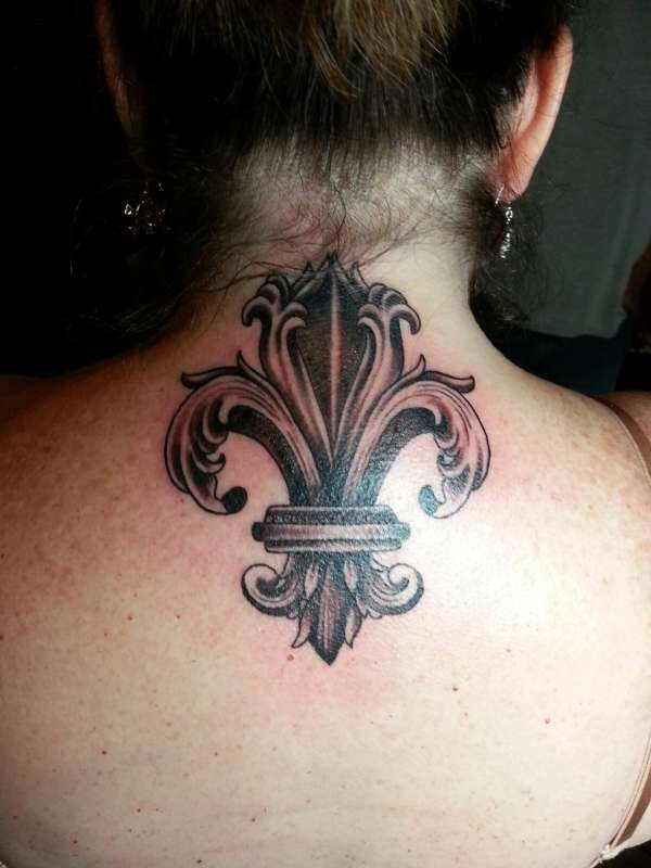 Fleur de lis tattoo