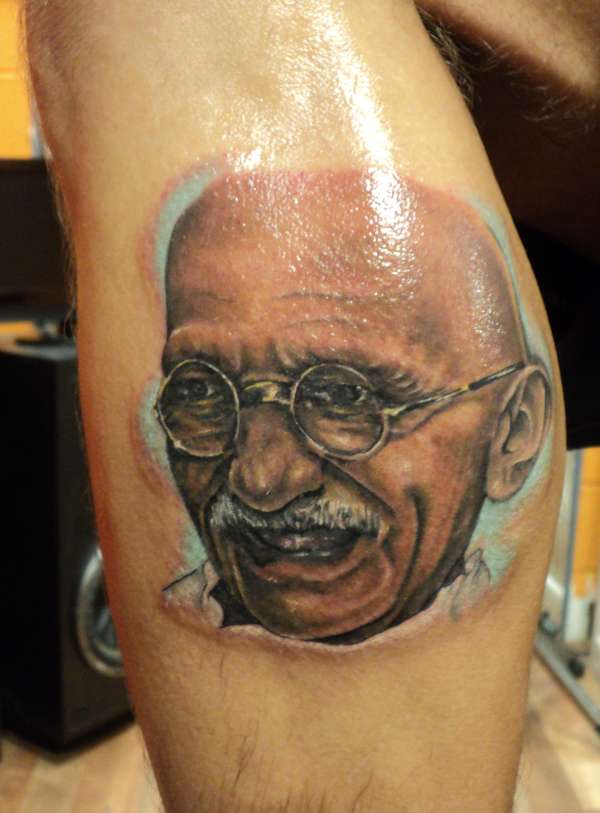 Ghandi tattoo tattoo