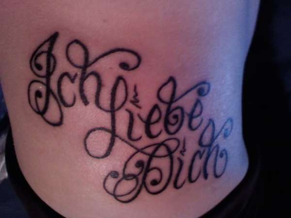 I love you tattoo