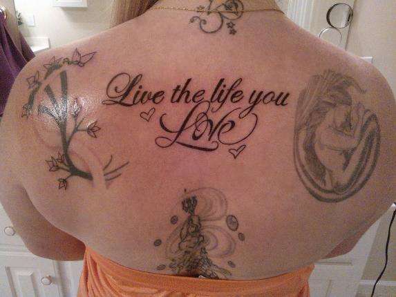 Life Quote tattoo