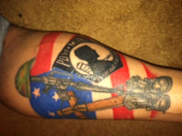 POW MIA tattoo