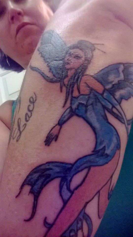 an Amy Brown faires.. Wind Element tattoo