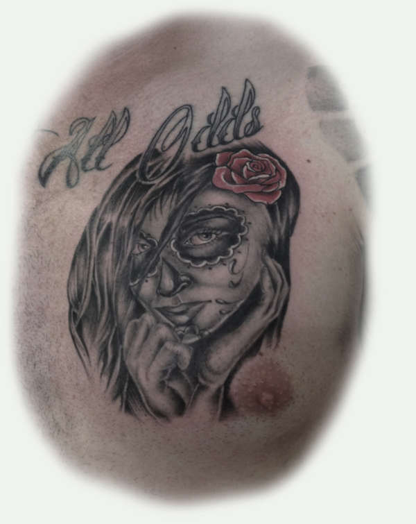day of dead tattoo
