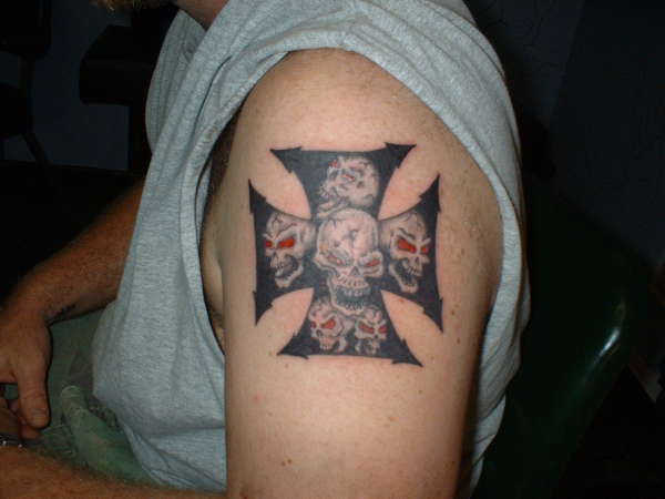 Maltese Cross tattoo