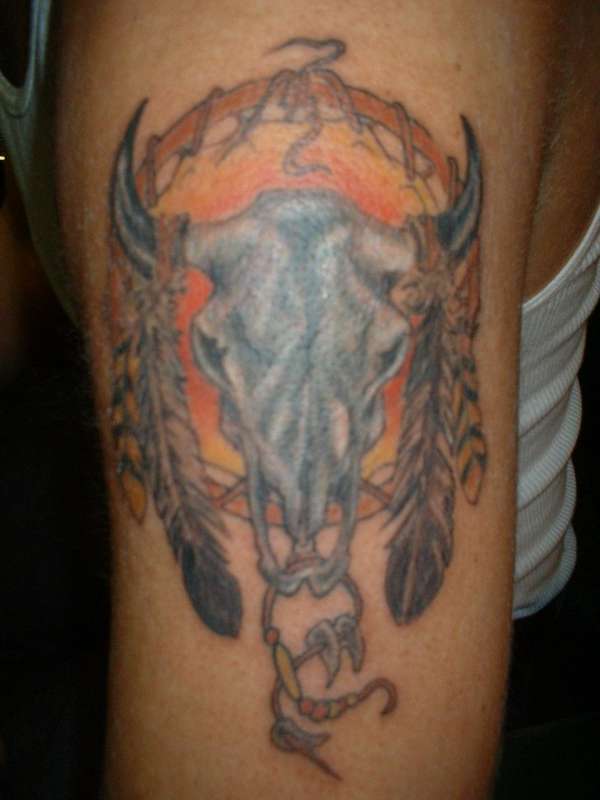 buffalo head mandela tattoo