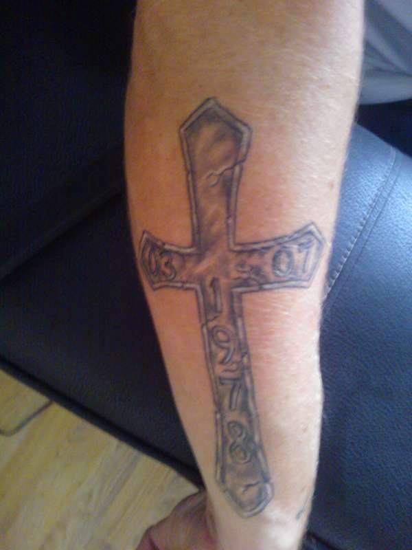 my cross tattoo