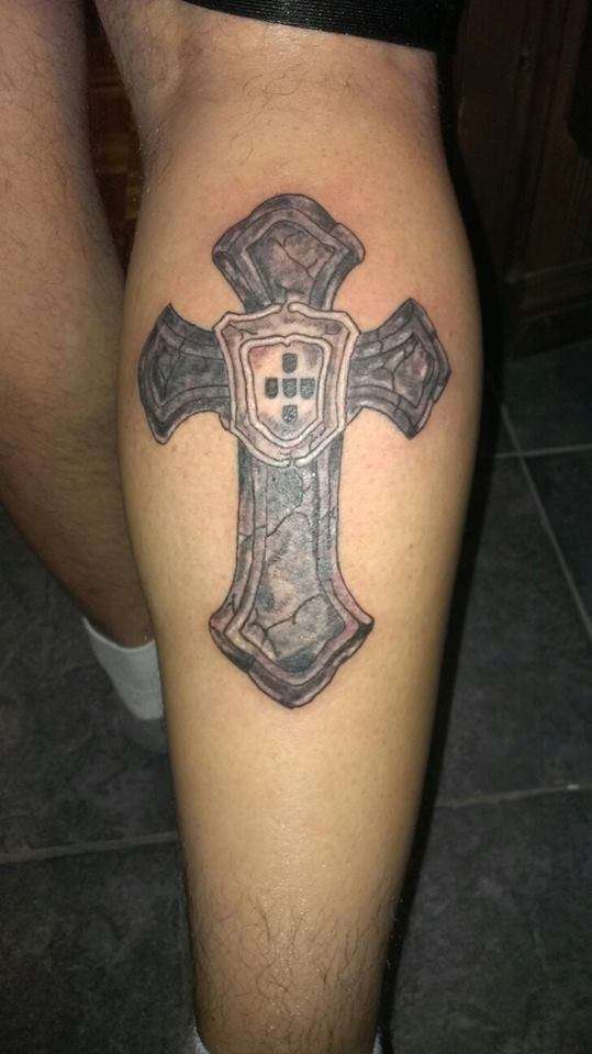 portugal cross tattoo