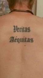 veritas aequitas tattoo