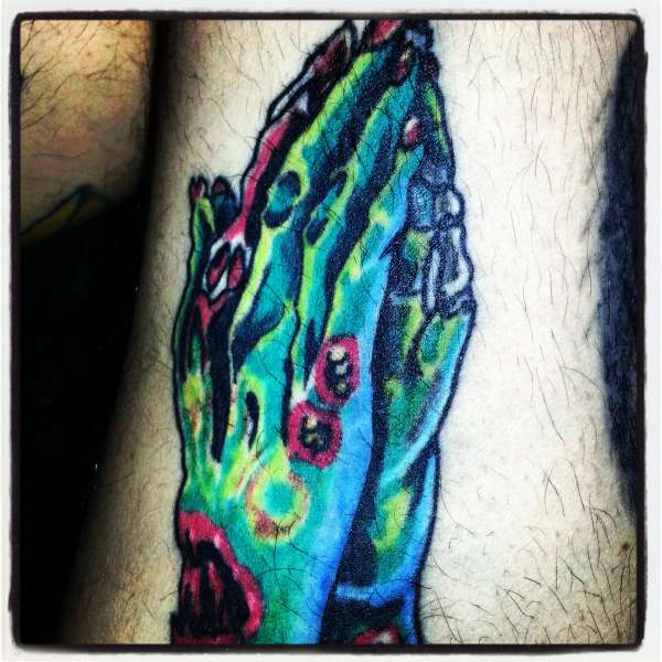 zombie hands tattoo