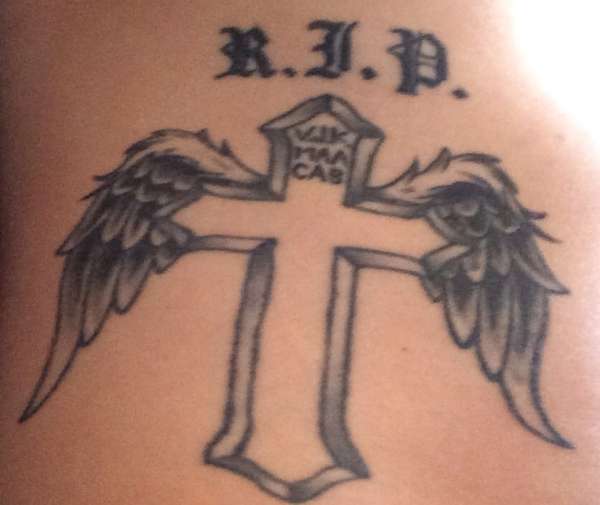 Add the initials of fallen loved ones tattoo