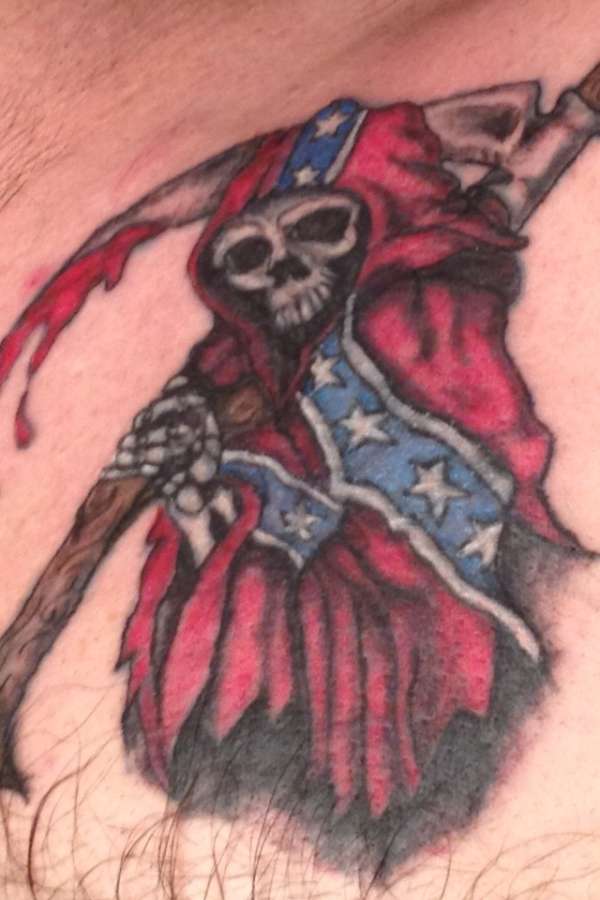 dark grim reaper tattoo cover up