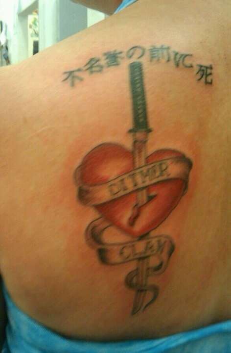 Ditmer Honor tattoo