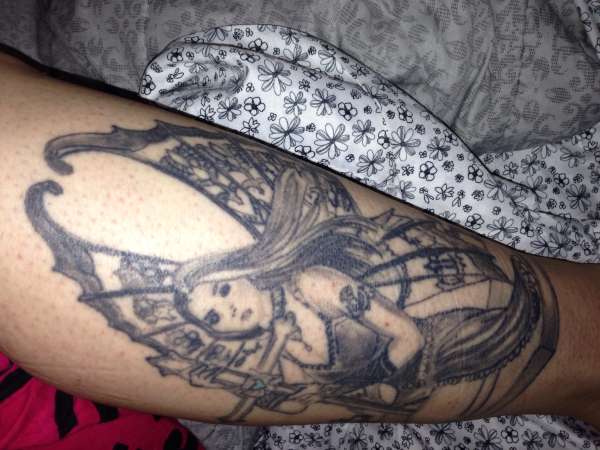Lost Love by Anne Stokes tattoo
