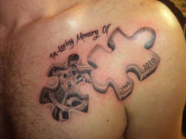Puzzle tattoo
