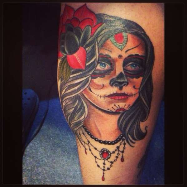 Sad Catrina tattoo