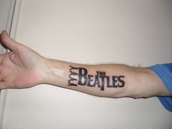 The Beatles Abbey Road tattoo