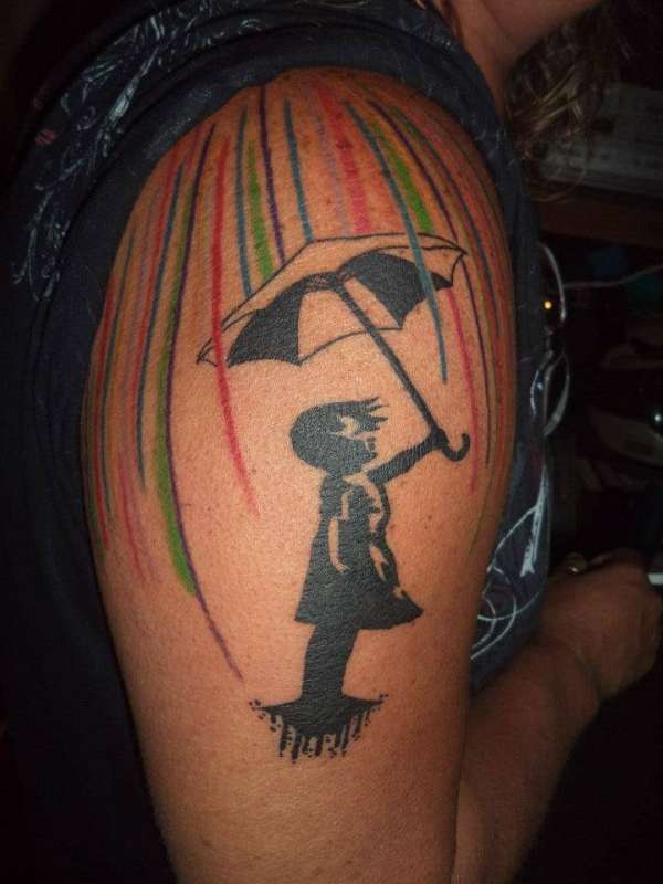 Umbrella tattoo