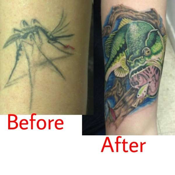 mosquito coverup tattoo