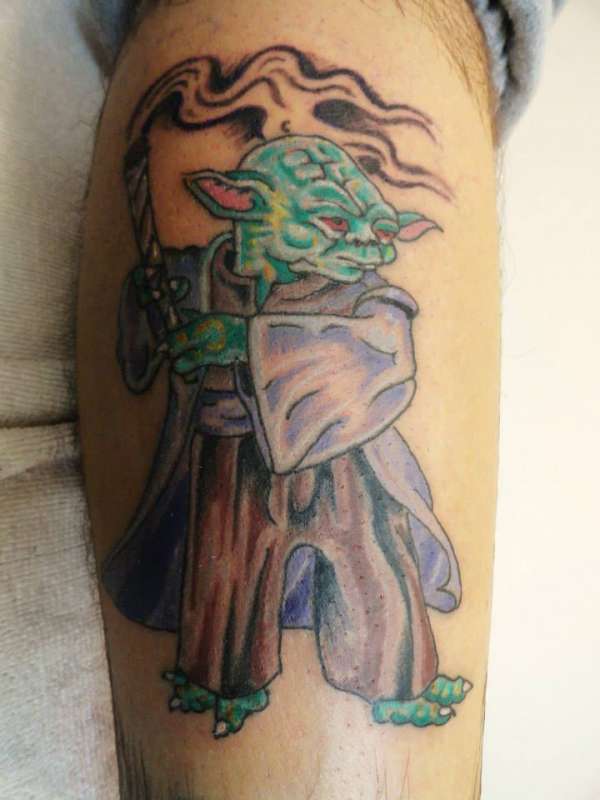 yoda tattoo