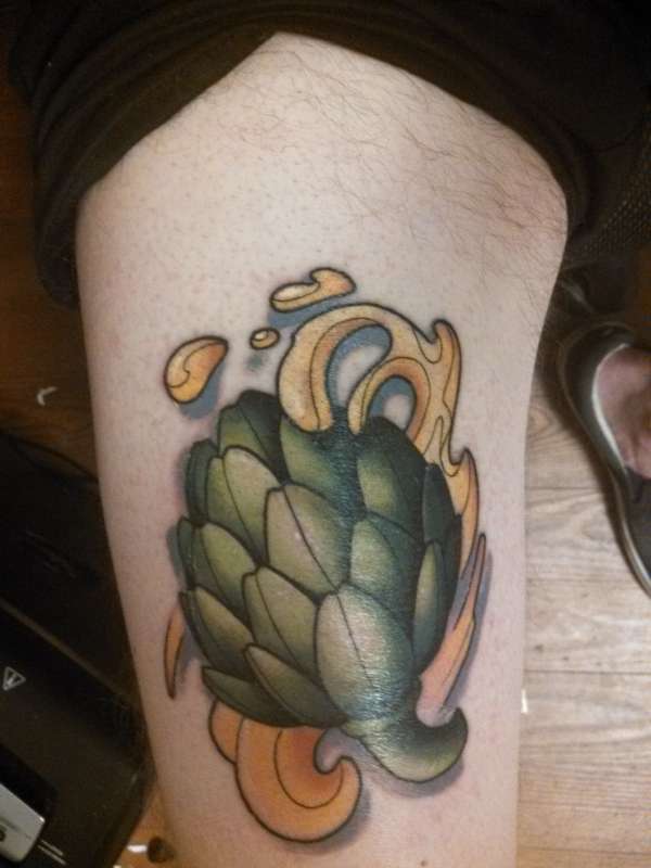 Artichoke in Butter tattoo