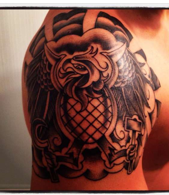 Austrian Eagle tattoo