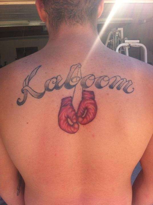 Boxing nickname tattoo