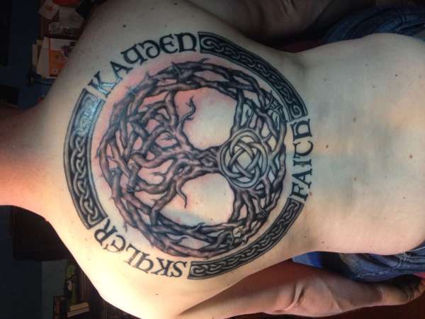 Celtic tree of life tattoo