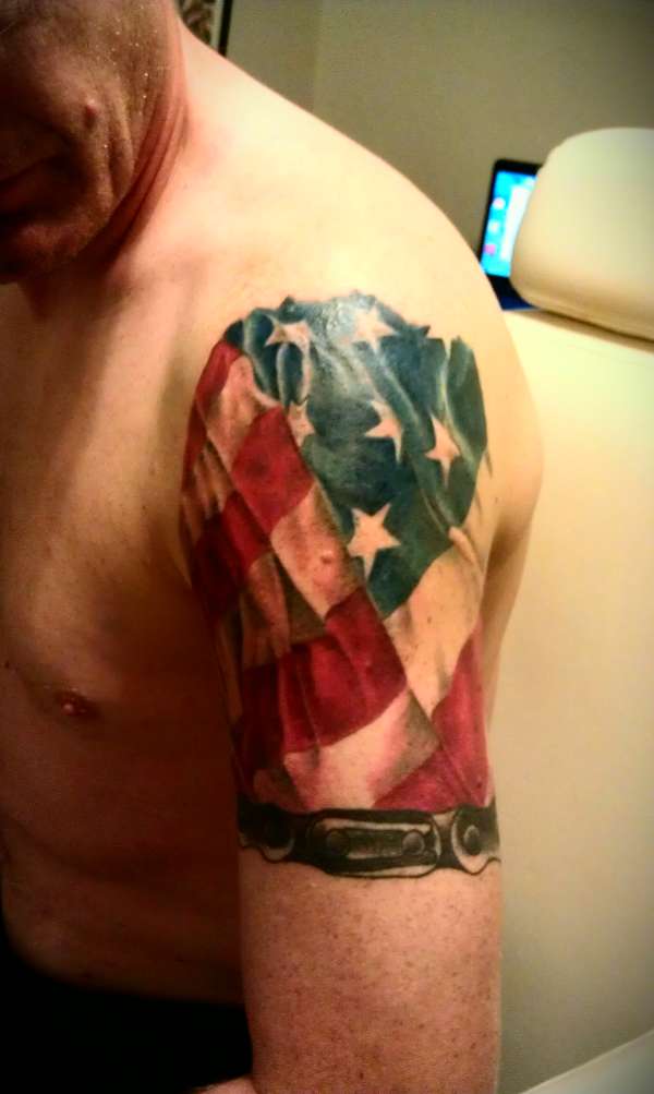 Flag tattoo