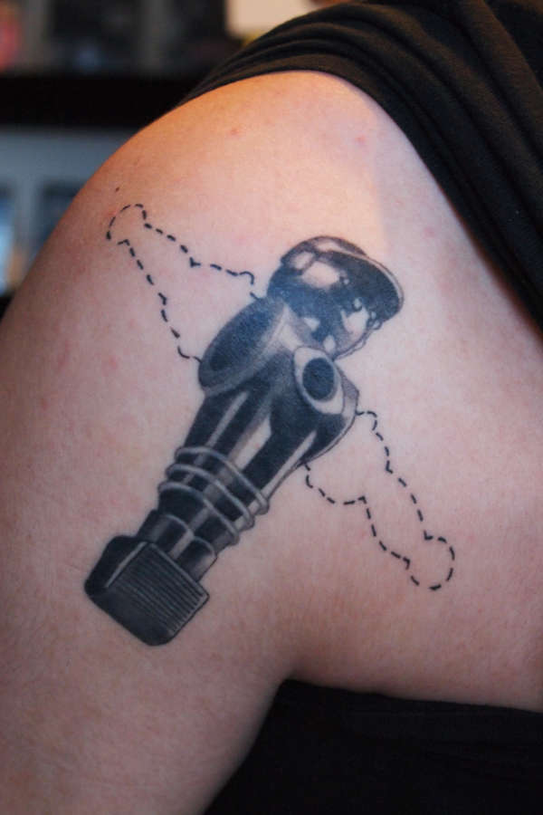 Foosball tattoo