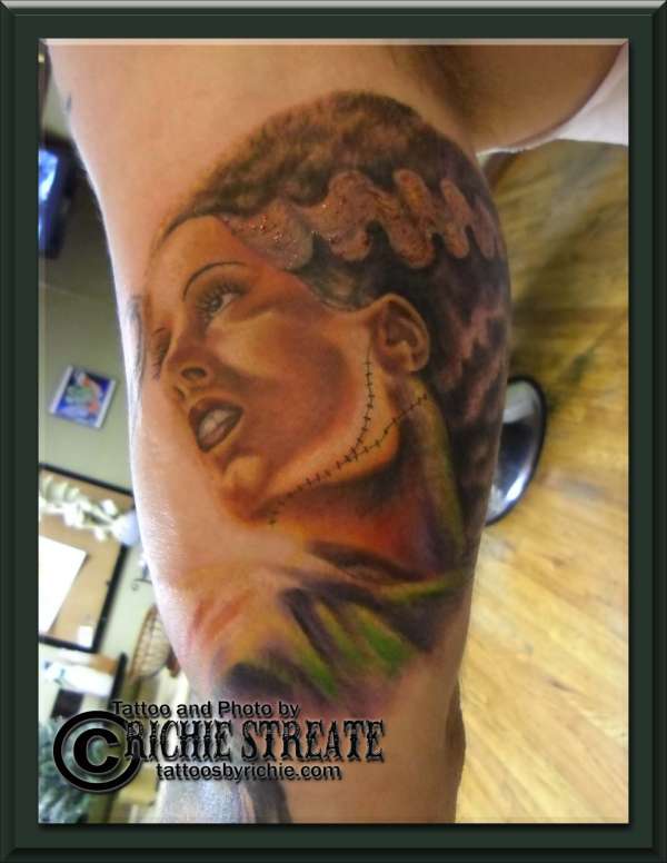 Frankenstein's Bride Tattoo tattoo