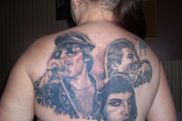 Freddie Mercury tattoo's tattoo
