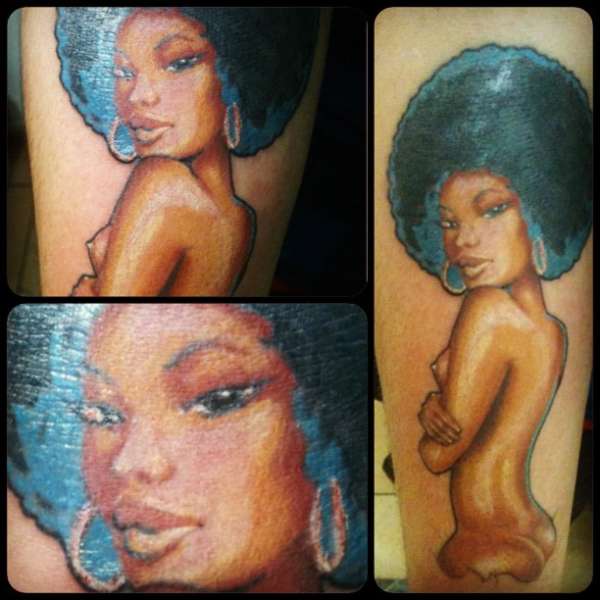 Funky Lady tattoo