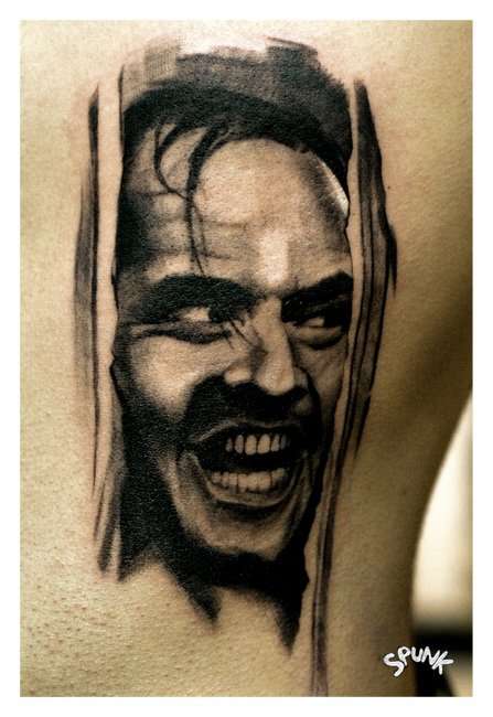 Here's Johnny! tattoo