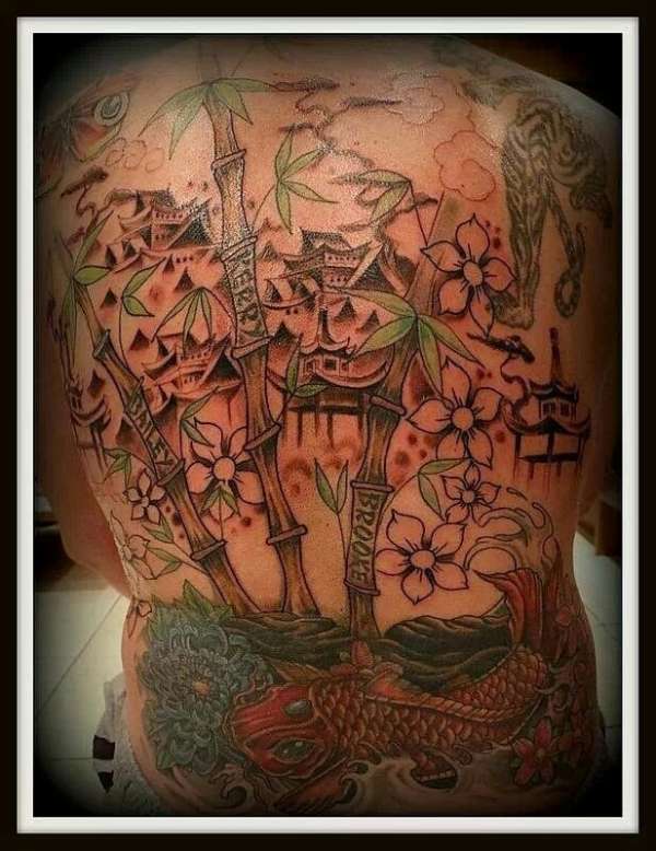 Jappaness Back Piece tattoo