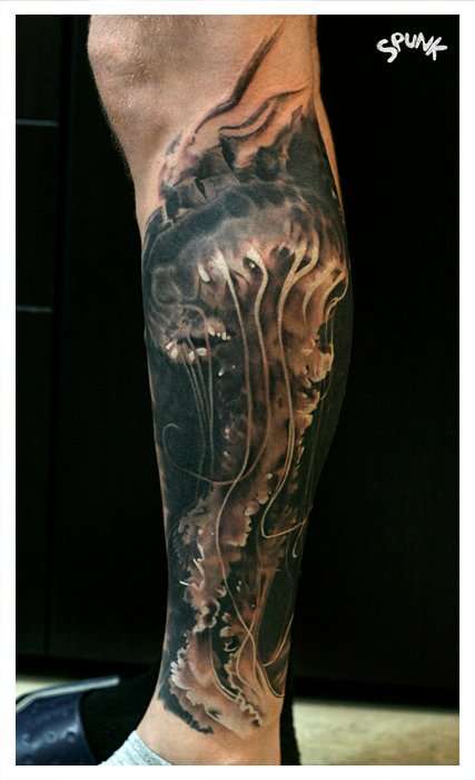 Jellyfish tattoo