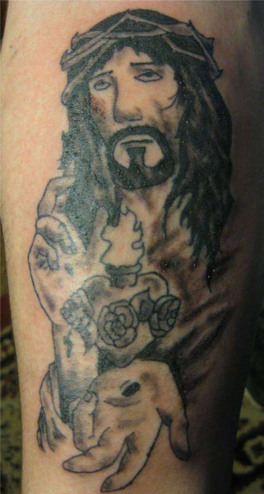 Jesus tattoo