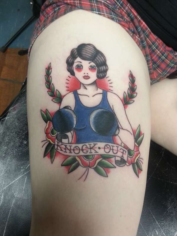 Knock Out tattoo
