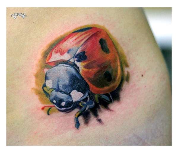 Ladybug tattoo