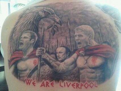 Liverpool  FC tattoo