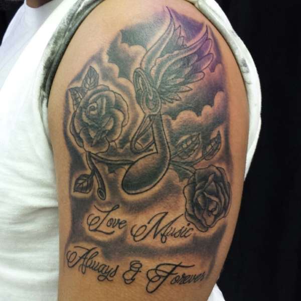 Music tattoo