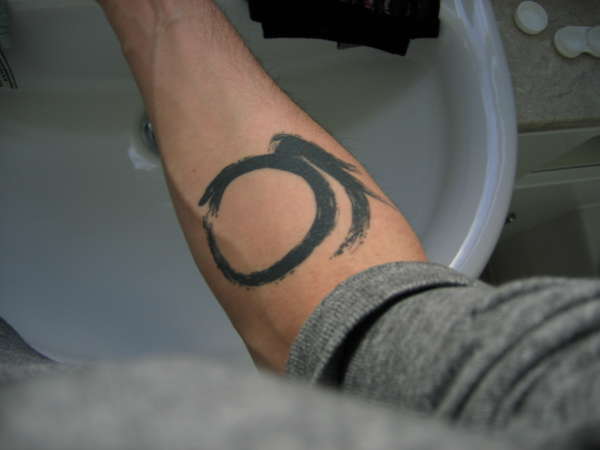 My ouroboros/right inner arm tattoo