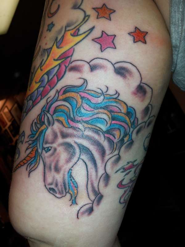 Unicorn tattoo