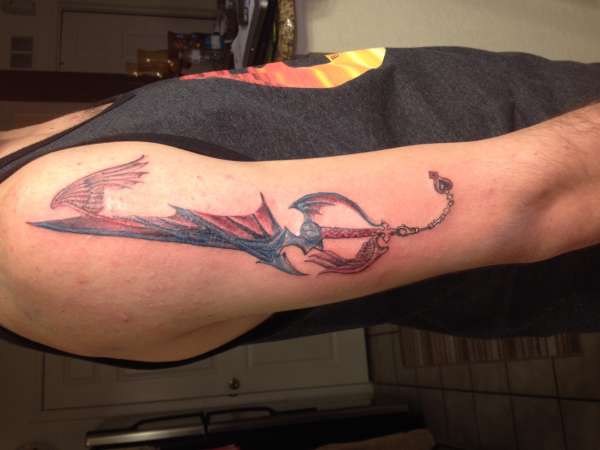 Way To the Dawn Keyblade tattoo