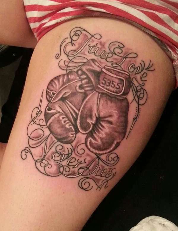 boxing and sewing marriage tattoo tattoo