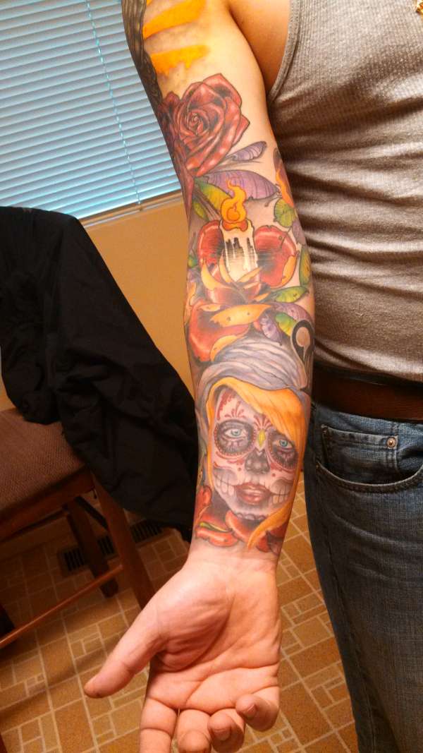 day of dead tattoo